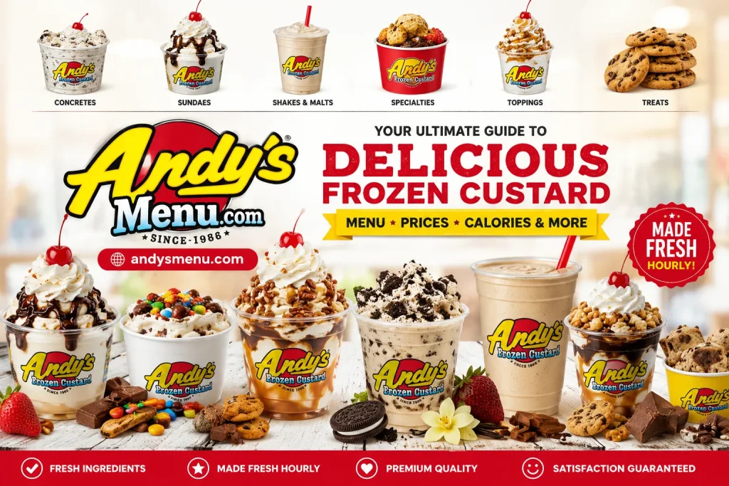 Andy’s Menu